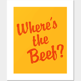 Where's The Beef? Posters and Art